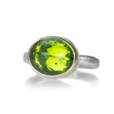 Rings Jamie Joseph  | Small Inverted Peridot Ring