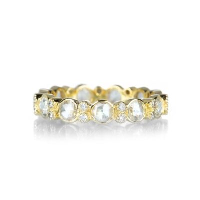 Rings Sethi Couture  | Rose Cut Diamond Melee Diamond Band