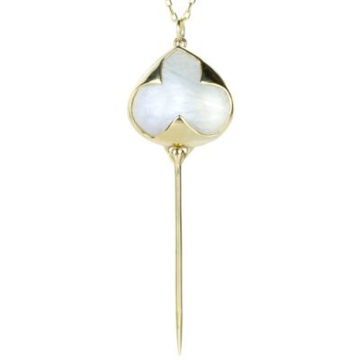 Necklaces Rachel Atherley  | Rainbow Moonstone Stingray Pendant Necklace