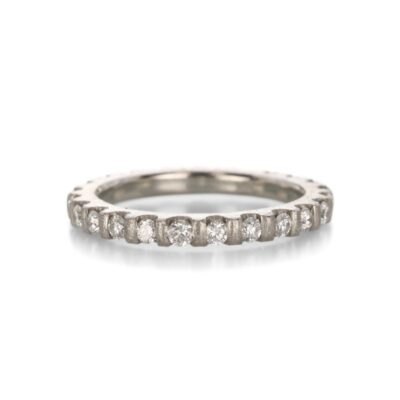 Rings Barbara Heinrich  | Platinum Gear Diamond Band