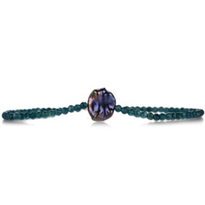 Bracelets Margaret Solow  | London Blue Quartz And Pearl Bracelet