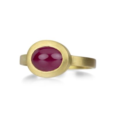 Rings Marian Maurer  | Oval Ruby Callista Ring