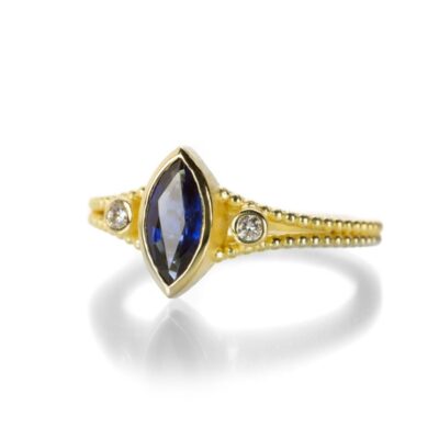 Rings Barbara Heinrich  | Marquise Blue Sapphire Ring