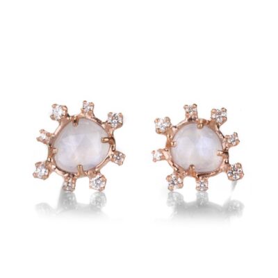 Earrings Sirciam  | Moonstone Burst Studs