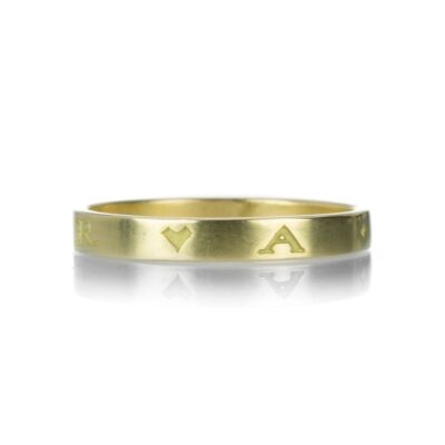 Rings Gabriella Kiss  | Engraved Amor Band