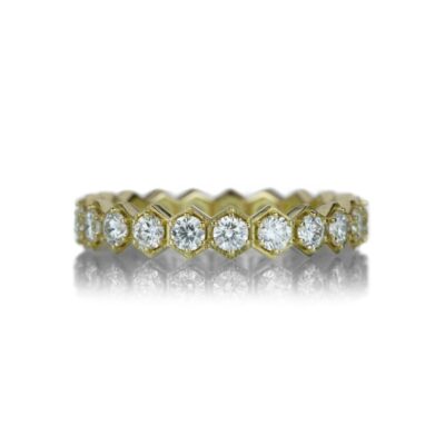 Rings Alexis Kletjian  | Hexagon Diamond Eternity Ring