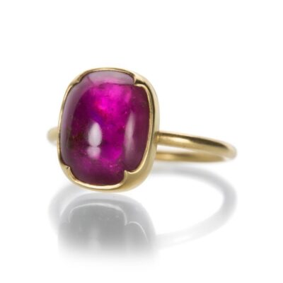 Rings Gabriella Kiss  | Pink Tourmaline And Mother Of Pearl Ring