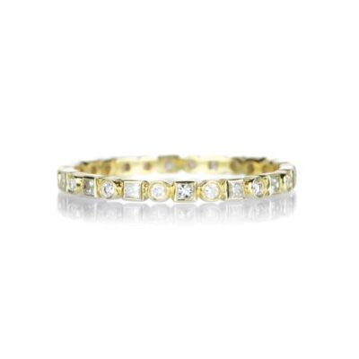 Rings Sethi Couture  | Princess Cut Diamond Kate Band