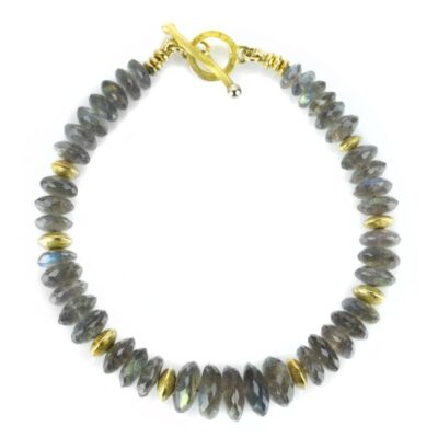 Bracelets Barbara Heinrich  | Labradorite Rondelle Bracelet