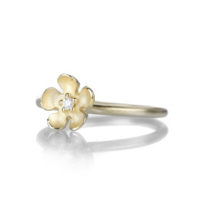 Rings Nicole Landaw  | Single Flower Stacking Ring