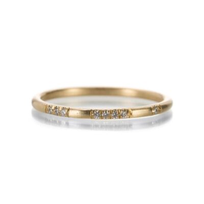 Rings Nicole Landaw  | Yellow Gold Diamond I Love You Ring