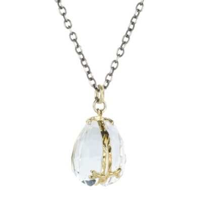 Necklaces Jamie Joseph  | Twin Locket Necklace With Rock Crystal