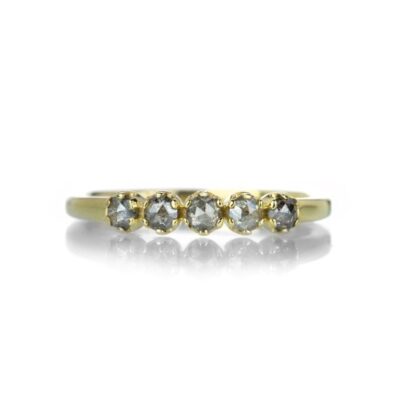 Rings Alexis Kletjian  | Gray Rose Cut Diamond Band