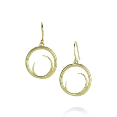 Earrings John Iversen  | 18K Susan Swirl Earrings