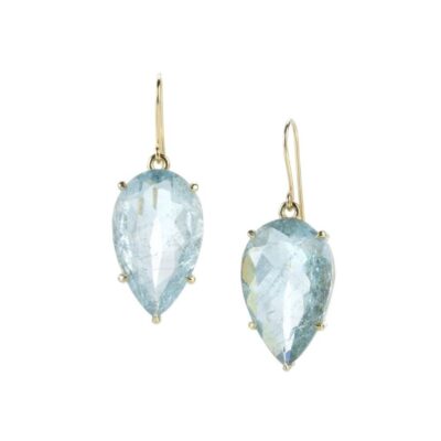 Earrings Nicole Landaw  | Glacier Aquamarine Teardrop Earrings