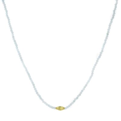 Necklaces Margaret Solow  | Aquamarine Beaded Necklace