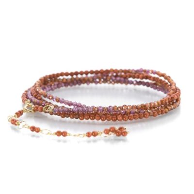 Bracelets Anne Sportun  | Ombre Wine Wrap Bracelet