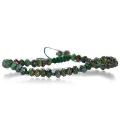 Bracelets Joseph Brooks  | Faceted 4Mm Ruby Fuchsite Bracelet