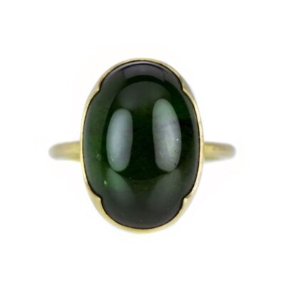 Rings Gabriella Kiss  | 18K Oval Green Tourmaline Ring