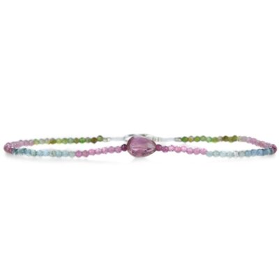 Bracelets Margaret Solow  | Faceted Multicolored Tourmaline Bracelet