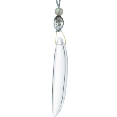 Necklaces Gabriella Kiss  | Rock Crystal Bean Pendant Necklace