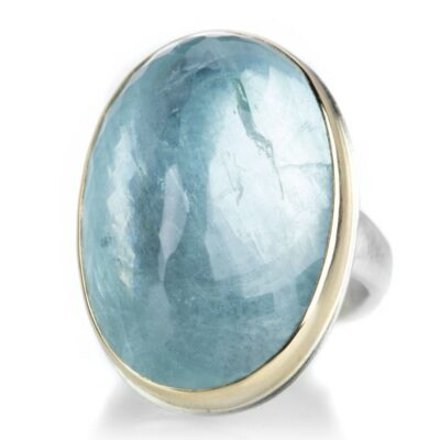 Rings Jamie Joseph  | Large Oval Aquamarine Ring