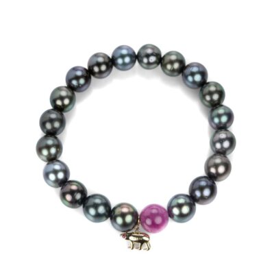 Bracelets Gellner  | Ruby And Tahitian Pearl Bracelet