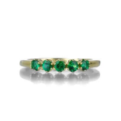 Rings Alexis Kletjian  | 18K Yellow Gold Emerald Ring