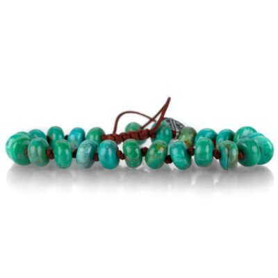 Bracelets Joseph Brooks  | 8Mm Smooth Arizona Turquoise Rondelle Bracelet