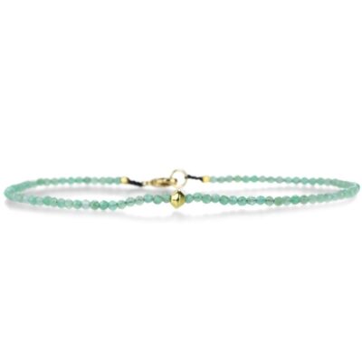 Bracelets Margaret Solow  | Emerald And 18K Gold Bead Bracelet