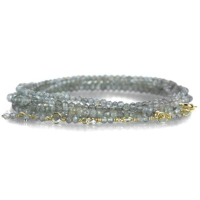 Bracelets Anne Sportun  | 18K 34″ Labradorite Wrap Bracelet