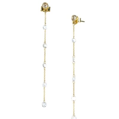 Earrings Sethi Couture  | The Cien Diamond Long Earrings