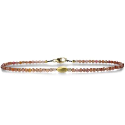 Bracelets Margaret Solow  | Red Spinel And 18K Bead Bracelet