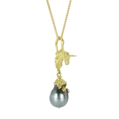 Necklaces Lene Vibe  | Unicorn Tahitian Pearl Pendant (Pendant Only)