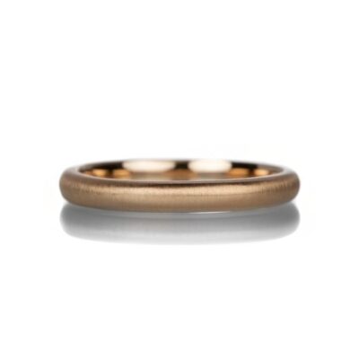 Rings Alexis Kletjian  | Rose Gold Matte Skinny Band