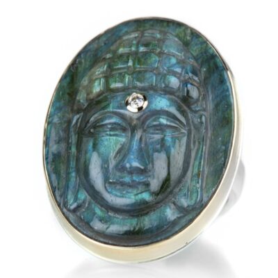 Rings Jamie Joseph  | Carved Labadorite Buddha Ring