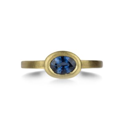 Rings Marian Maurer  | Oval Blue Sapphire Callista Ring