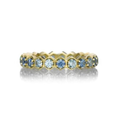 Rings Alexis Kletjian  | Montana Sapphire Hexagon Ring