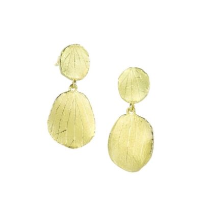 Earrings Barbara Heinrich  | 18K Yellow Gold Double Petal Earrings