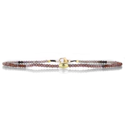 Bracelets Margaret Solow  | Multicolored Red Sapphire Beaded Bracelet