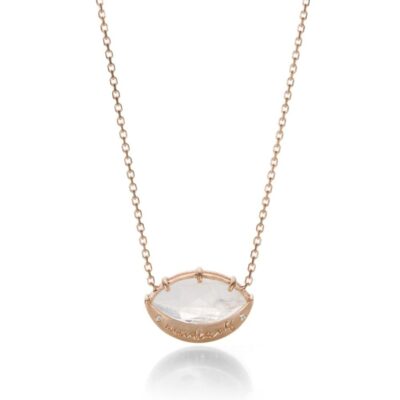 Necklaces Sirciam  | Moonstone Moonbeams Necklace