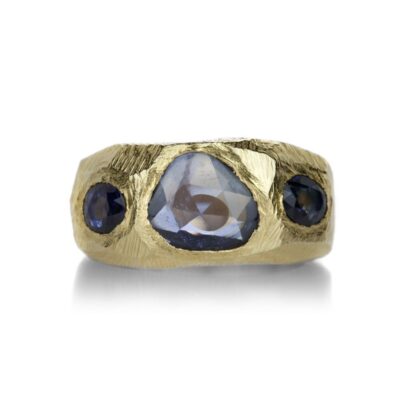 Rings Page Sargisson  | Blue Sapphire Tapered Band