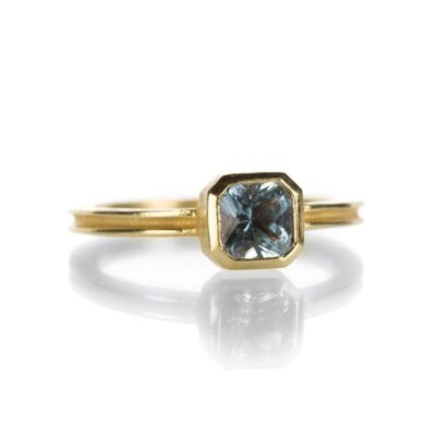 Rings Barbara Heinrich  | Asscher Cut Aquamarine Ring