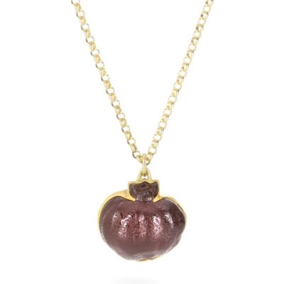 Necklaces Gabriella Kiss  | Garnet Pomegranate Necklace