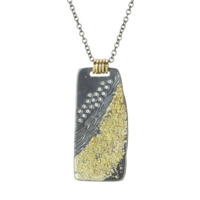 Necklaces Kate Maller  | Mixed Metal Boulder Diamond Necklace