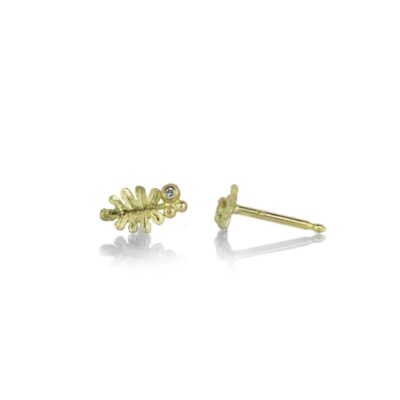 Earrings Lene Vibe  | Leaf Studs