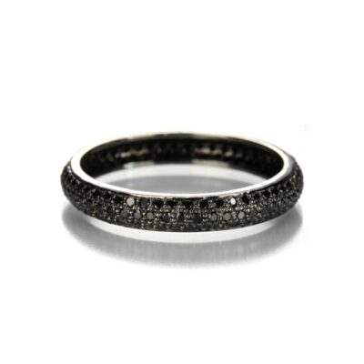 Rings Sethi Couture  | Black Diamond Tire Band