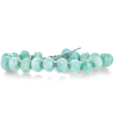 Bracelets Joseph Brooks  | 9Mm Faceted Amazonite Bracelet