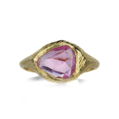 Rings Page Sargisson  | Pink Sapphire Signet Ring