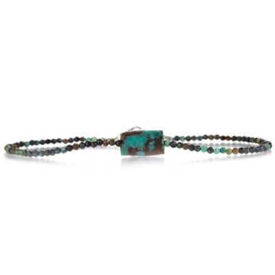 Bracelets Margaret Solow  | Faceted Chrysocolla And Turquoise Beaded Bracelet